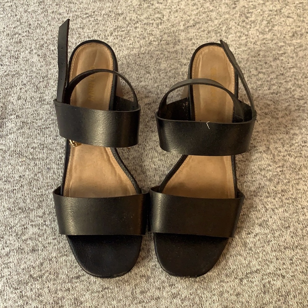 Old Navy Black Heeled Sandals